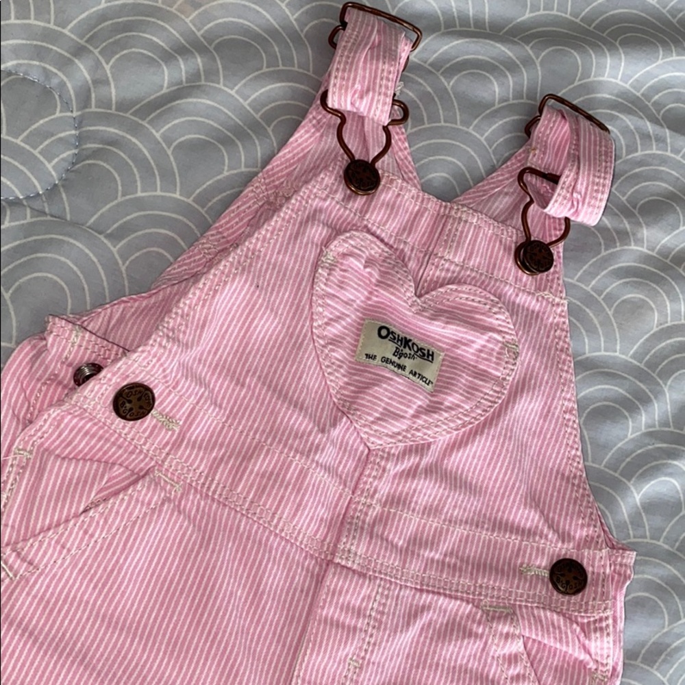 Oshkosh pink overalls